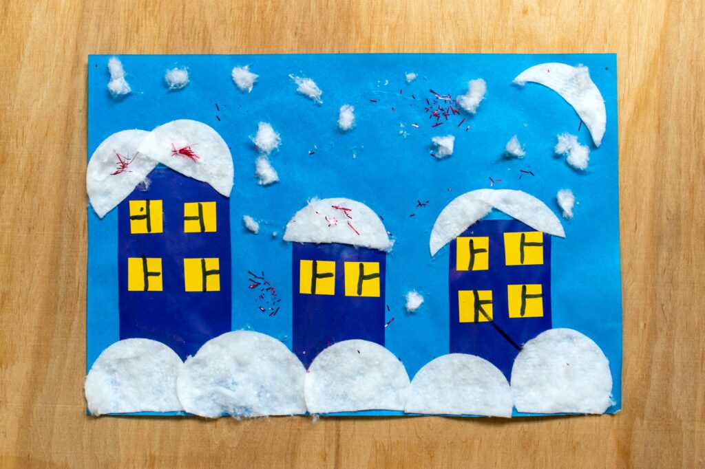 Winter Preschool Arts, crafts Activities